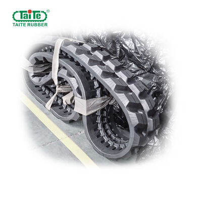 Хорошая цена. 500x92x82 размеры резиновые рельсы с антивибрационной технологией и легким весом для Kobelco SK120 и CAT 312 BSR онлайн