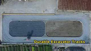 Смотреть: Резиновые гусеницы экскаватора шириной 400 мм T400 X 72,5 X 72 Вт для HITACHI EX50 — витрина EX55